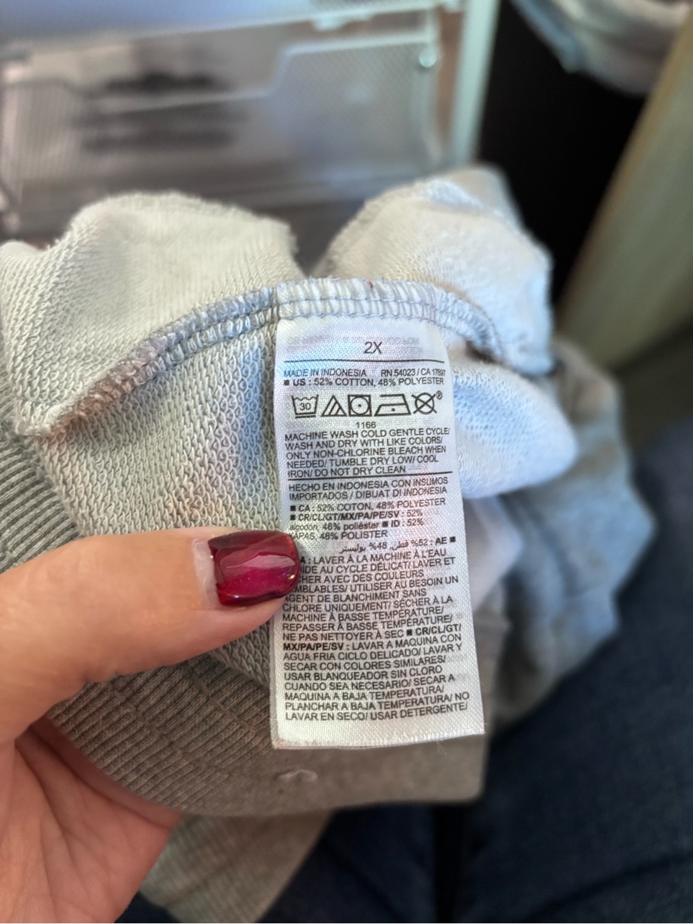 Old Navy Gray Sweat Shorts Drawstring 2X - Picture 8 of 8